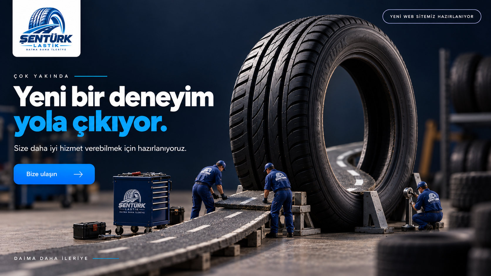 Şentürk Lastik çok yakında: Yeni bir deneyim yola çıkıyor. Minyatür hazırlık sahnesi.